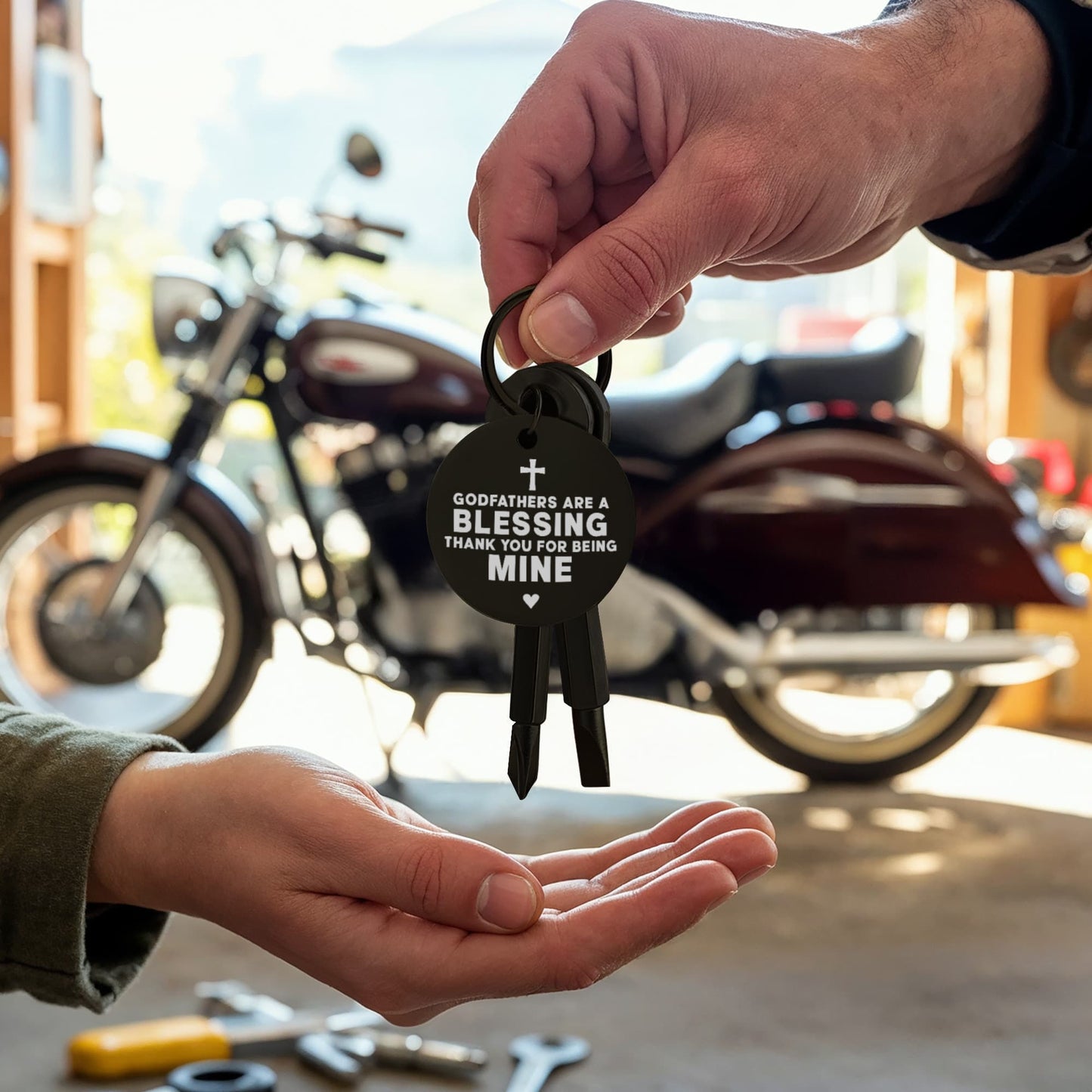 Screwdriver Keychain Set ***Godfathers Are A Blessing***