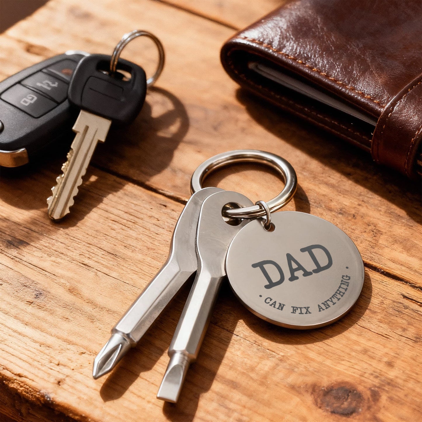 Screwdriver Keychain Set ***Dad Can Fix Anything***