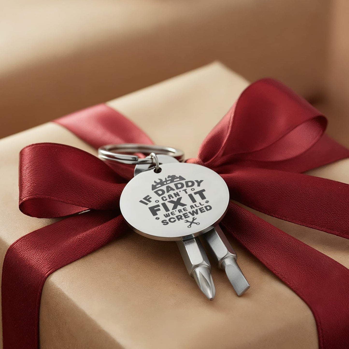 Screwdriver Keychain Set ***If Daddy Can't Fix It***