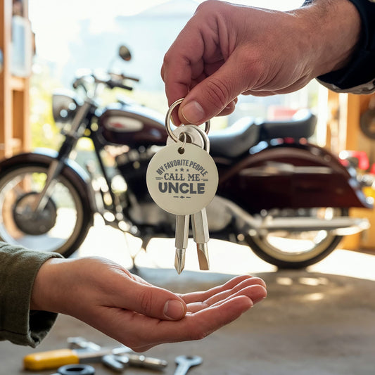 Screwdriver Keychain Set ***My Favorite People Call Me Uncle***