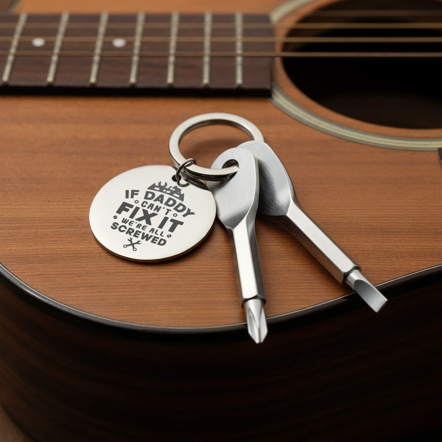 Screwdriver Keychain Set ***If Daddy Can't Fix It***
