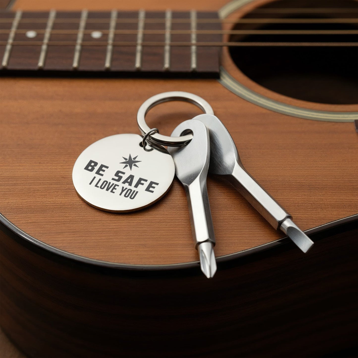 Screwdriver Keychain Set ***Be Safe - I Love You***