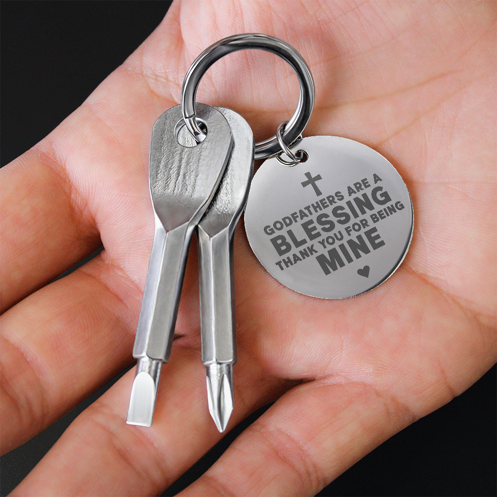 Screwdriver Keychain Set ***Godfathers Are A Blessing***