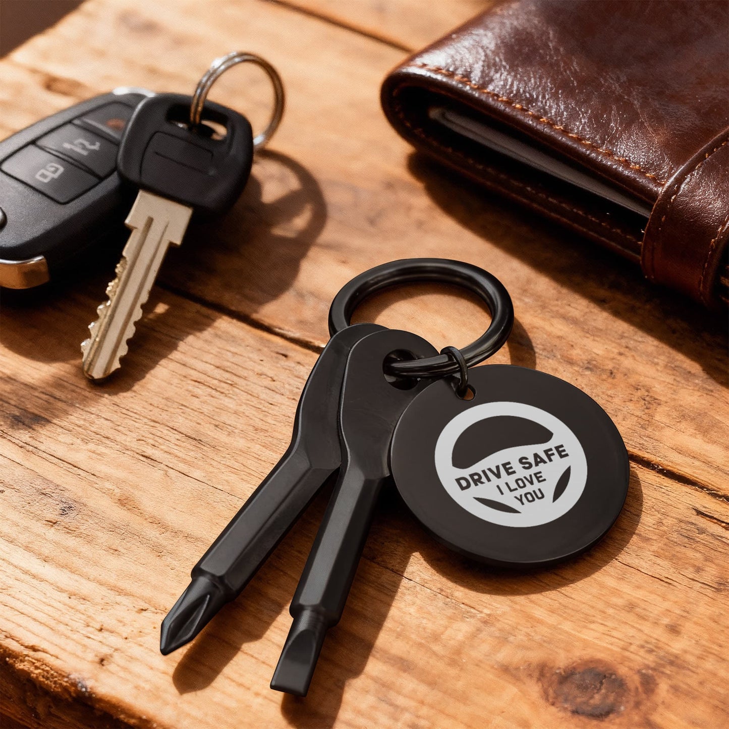 Screwdriver Keychain Set ***Drive Safe I Love You***