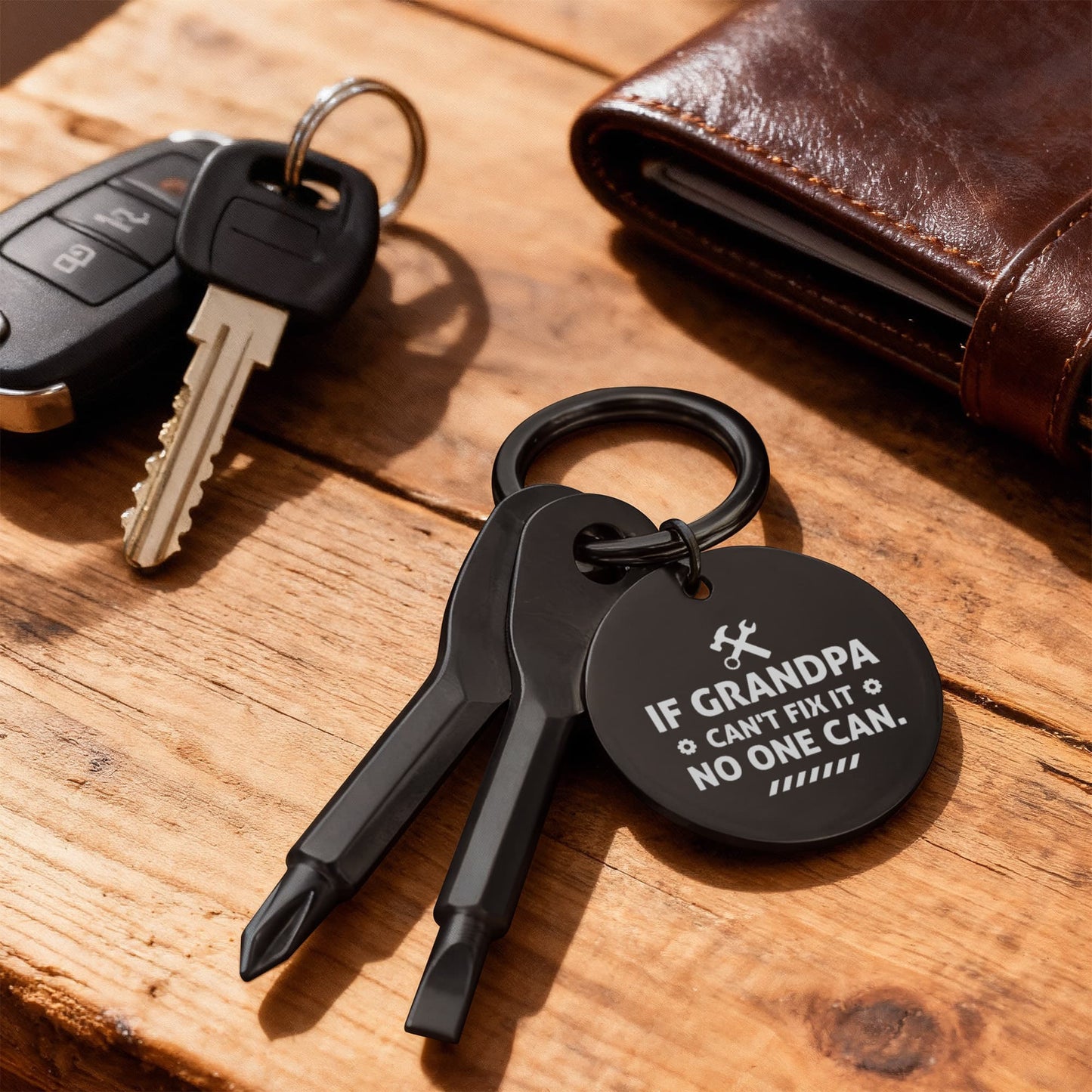 Screwdriver Keychain Set ***If Grandpa Can't Fix It***