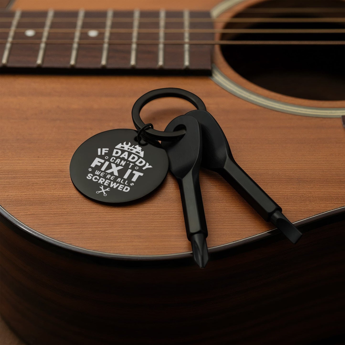 Screwdriver Keychain Set ***If Daddy Can't Fix It***