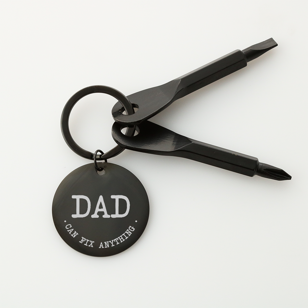 Screwdriver Keychain Set ***Dad Can Fix Anything***