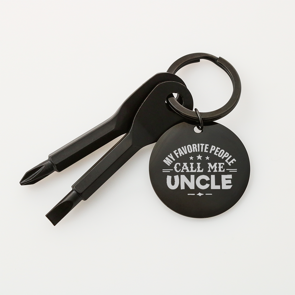 Screwdriver Keychain Set ***My Favorite People Call Me Uncle***