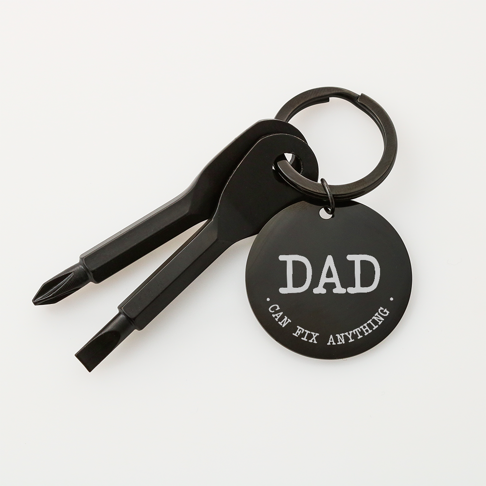 Screwdriver Keychain Set ***Dad Can Fix Anything***