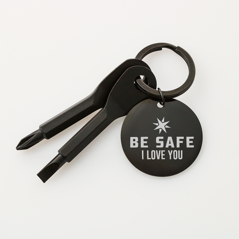 Screwdriver Keychain Set ***Be Safe - I Love You***