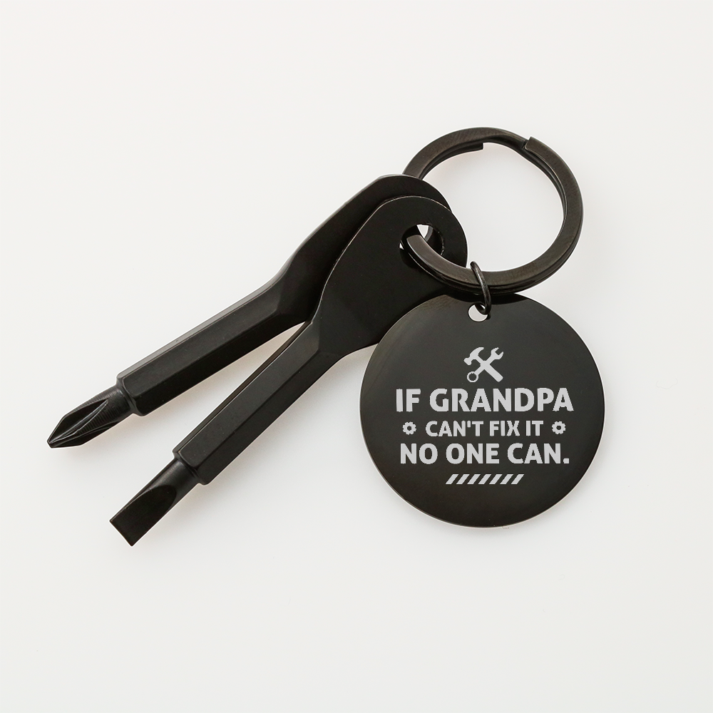 Screwdriver Keychain Set ***If Grandpa Can't Fix It***