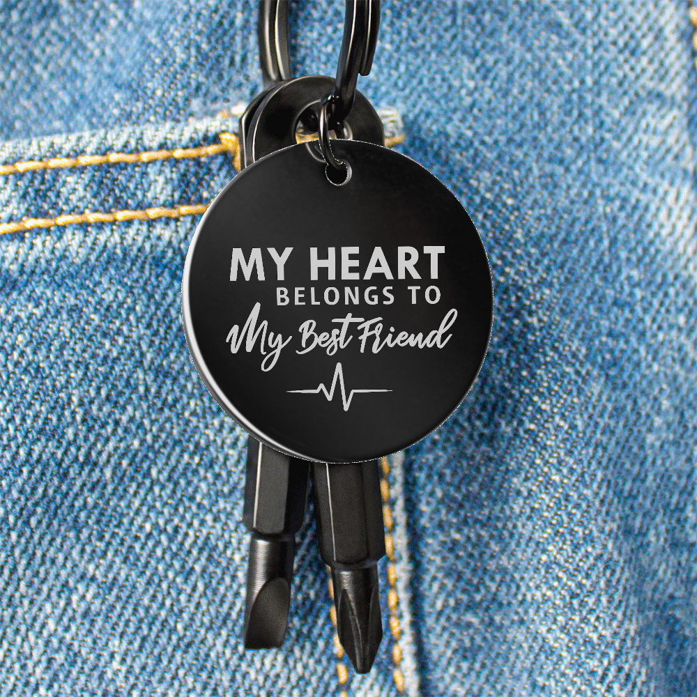 Screwdriver Keychain Set ***My Heart Belongs To My Best Friend***
