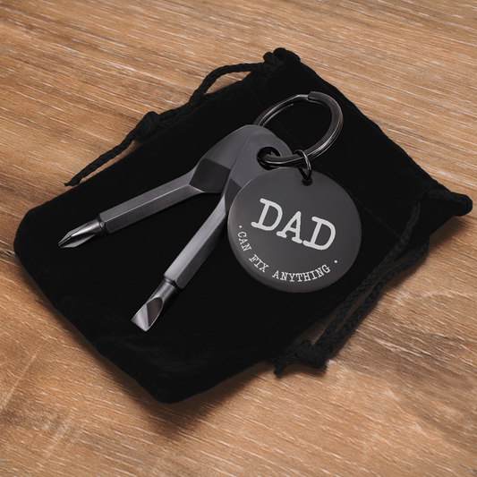 Screwdriver Keychain Set ***Dad Can Fix Anything***