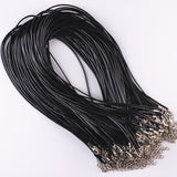 Leather String Cords with hooks (10 Pcs)