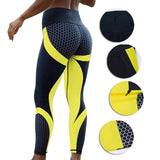 Fashionable Honeycomb Printed Leggings