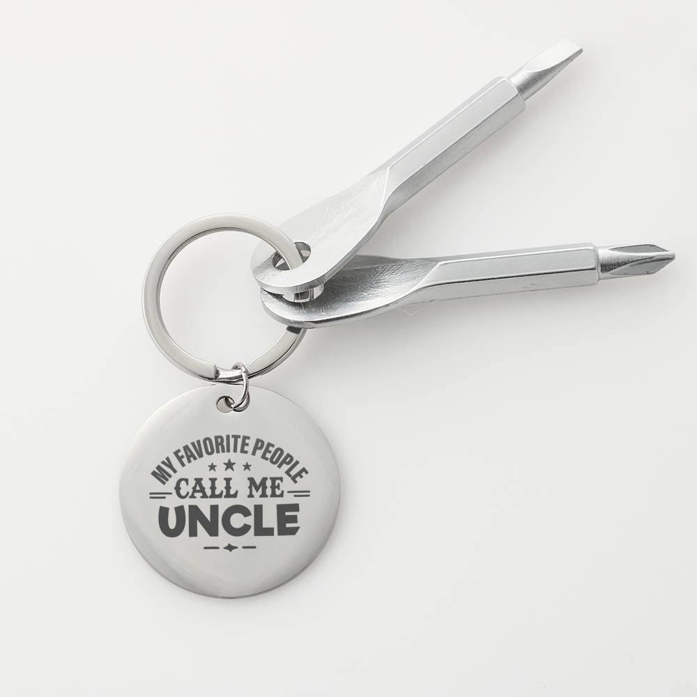 Screwdriver Keychain Set - My Favorite People Call me Uncle