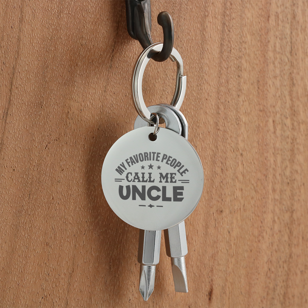 Screwdriver Keychain Set - My Favorite People Call me Uncle