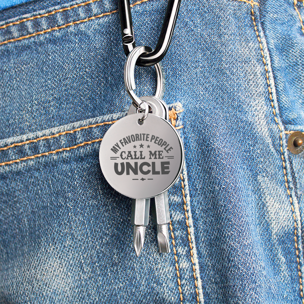 Screwdriver Keychain Set - My Favorite People Call me Uncle