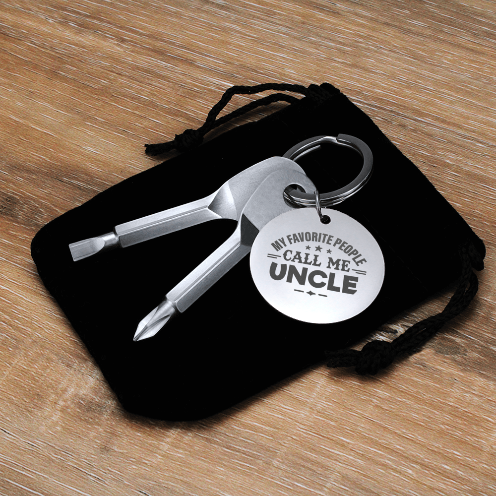 Screwdriver Keychain Set - My Favorite People Call me Uncle