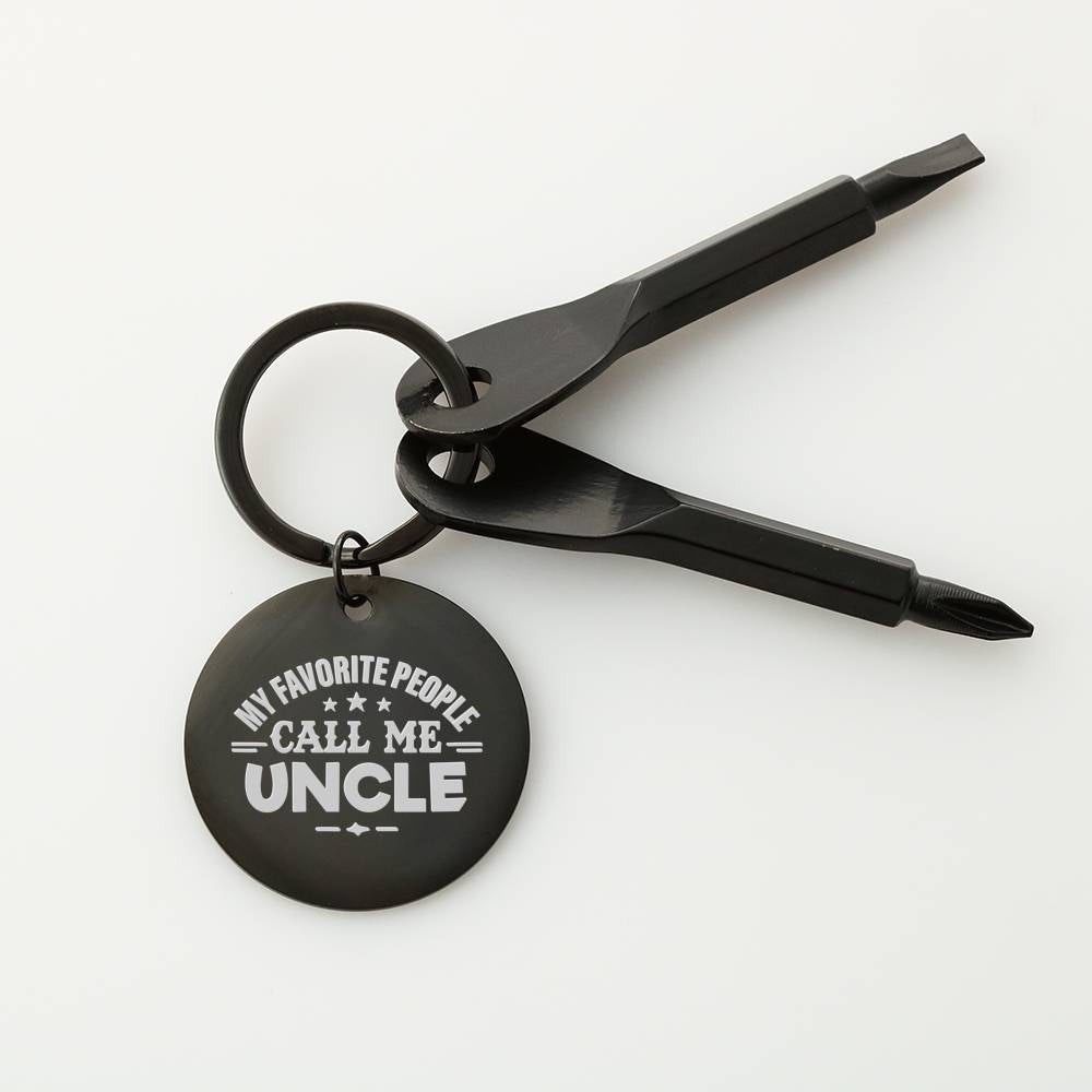 Screwdriver Keychain Set - My Favorite People Call me Uncle