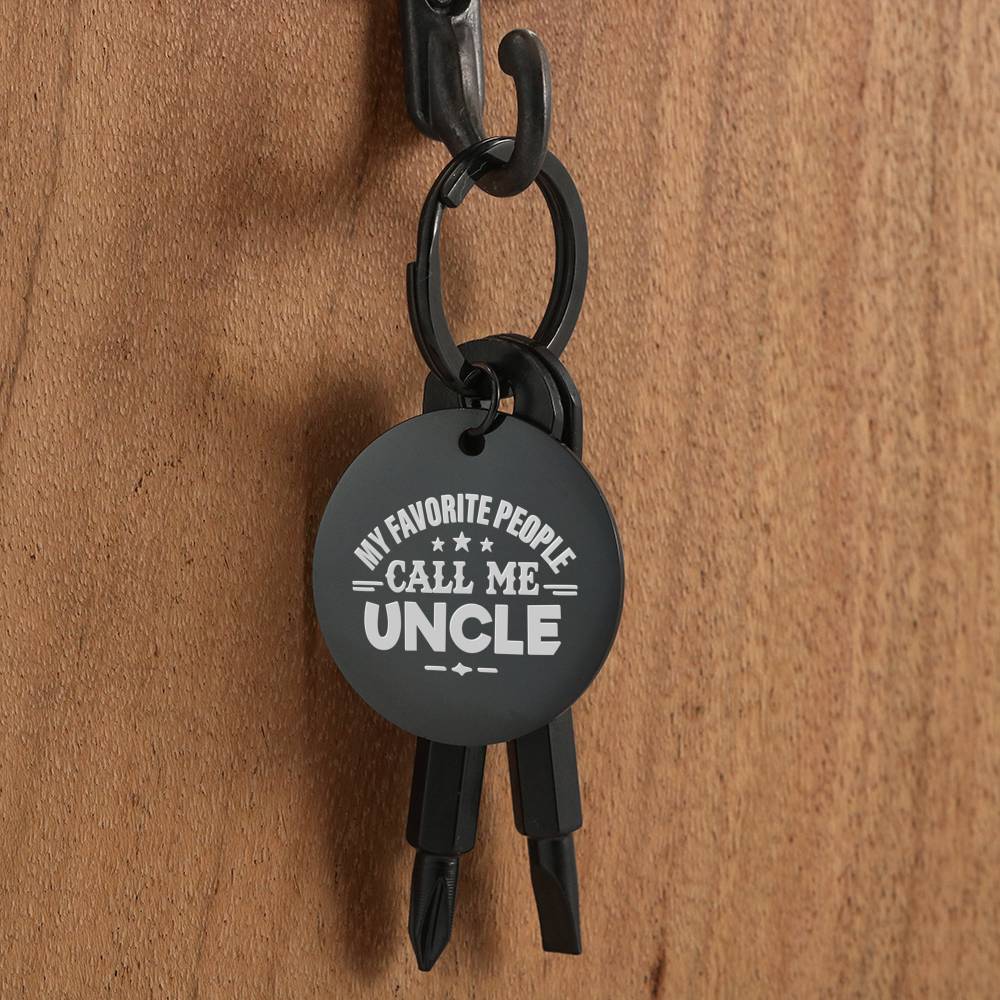 Screwdriver Keychain Set - My Favorite People Call me Uncle