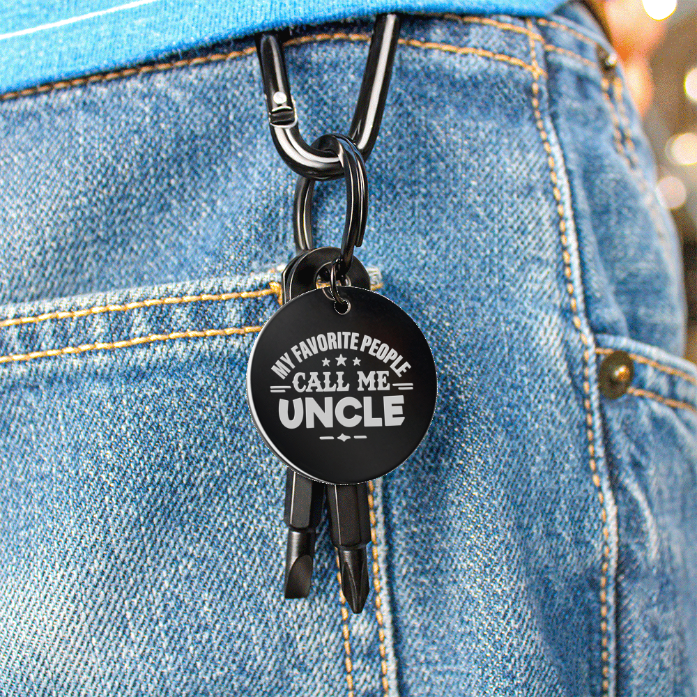 Screwdriver Keychain Set - My Favorite People Call me Uncle