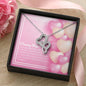 Double Hearts Necklace - Candy Hearts - Wife