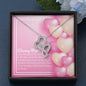 Double Hearts Necklace - Candy Hearts - Wife