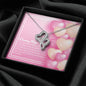 Double Hearts Necklace - Candy Hearts - Wife