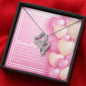 Double Hearts Necklace - Candy Hearts - Wife