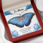 Dragonfly Dreams Necklace - Blue Butterfly - Mom