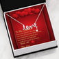 Scripted Love Necklace - Red Hearts - Soulmate
