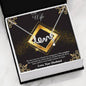 Scripted Love Necklace - Glitter - Wife