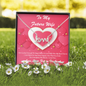 Scripted Love Necklace - Pink Delight - Future Wife
