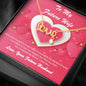 Scripted Love Necklace - Pink Delight - Future Wife