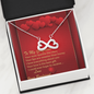 Infinity Hearts Necklace - Red Hearts - Girlfriend