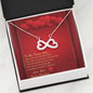 Infinity Hearts Necklace - Red Hearts - Future Wife