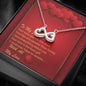 Infinity Hearts Necklace - Red Hearts - Soulmate