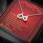 Infinity Hearts Necklace - Red Hearts - Girlfriend