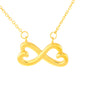Infinity Hearts Necklace - Pink Delight - Girlfriend