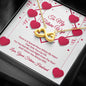Infinity Hearts Necklace - Red Ribbons - Future Wife