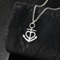 Anchor Necklace - Red Hearts - Soulmate