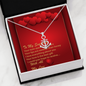 Anchor Necklace - Red Hearts - Soulmate