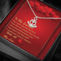 Anchor Necklace - Red Hearts - Soulmate