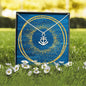 Anchor Necklace - Glitter Blue