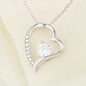 Forever Love Necklace - Red Hearts - Girlfriend