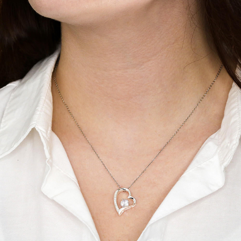 Forever Love Necklace - Red Ribbons - Soulmate