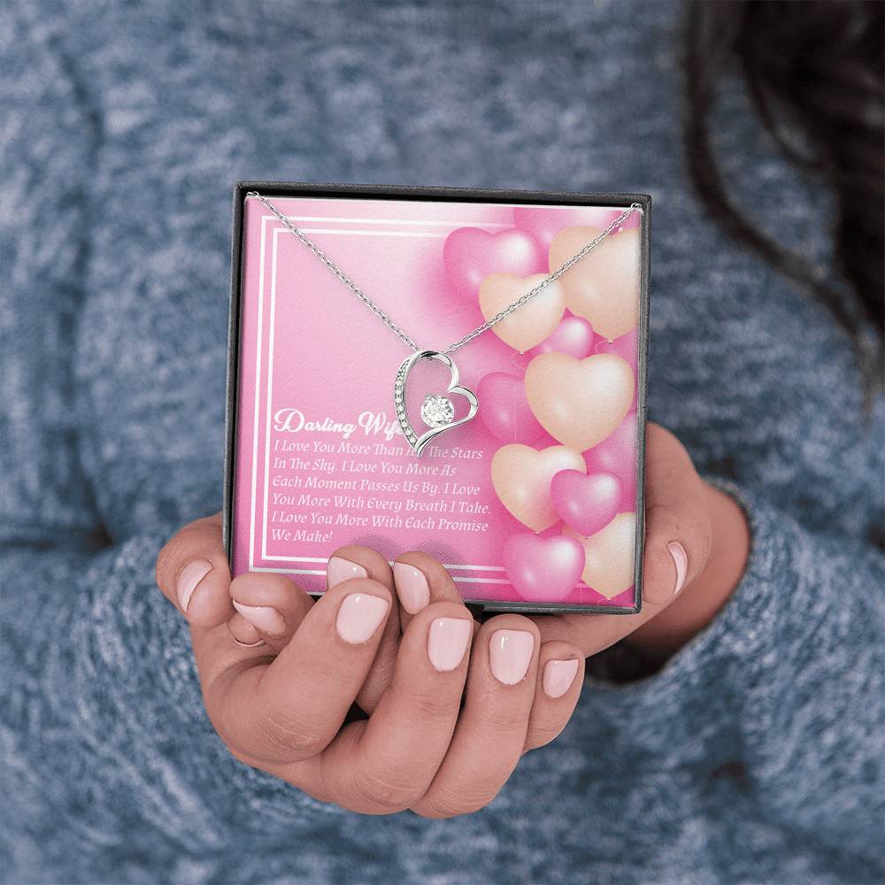 Forever Love Necklace - Candy Hearts - Wife