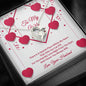 Forever Love Necklace - Red Ribbons - Wife