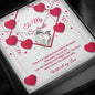 Forever Love Necklace - Red Ribbons - Soulmate
